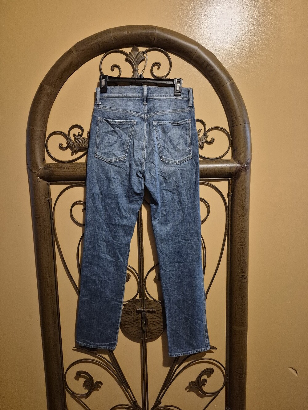Mother Jeans High Waisted Double Hiker Skimp In Love Bombs 27 - Picture 8 of 11